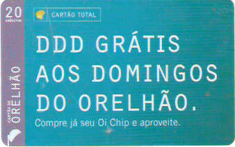 ALOi07-41 - Domingo é DDD Grátis - 20