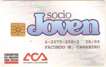 ARGE-185 - ACA - Sócio Jovem