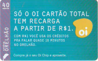 BAOi07-13 - Recarga de R$ 1,00 - 40