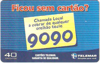BAT02-121 - Sem Cartão? 9090