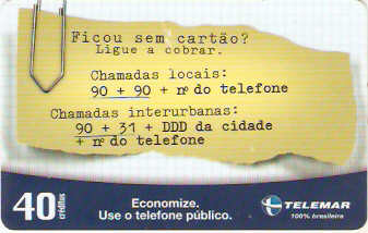 BAT03-057 - Ficou sem Cartão ?