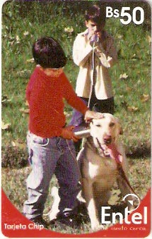 BOL-C-035 - Meninos com Cachorro