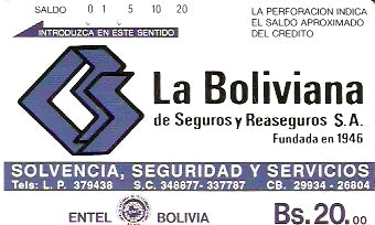 BOL-TE-10 - La Boliviana