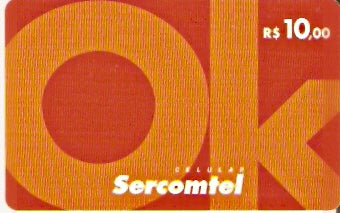 SERC-PC-002 - OK R$ 10,00 - Cel. branco