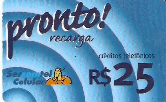 SERC-PC-011a R$ 25,00 - Pronto Sercomtel cel