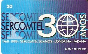 SERC-010M - Sercomtel - 30 anos - B1