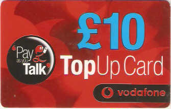 GBP-VOD-REF-06 - Top up Card - 10