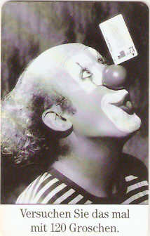 GER95PD05a - Palhaço e Cartão