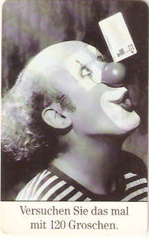 GER96PD05 - Palhaço e Cartão