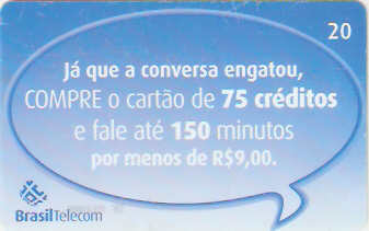 GOC06-059 - Cartão 75 Créditos