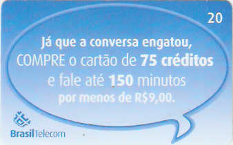 GOC06-062 - Cartão 75 Créditos