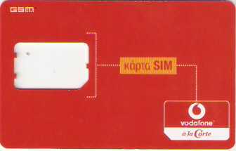 GRE-G-VSIM10 - Vodafone a la Carte