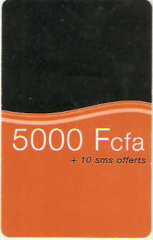 GUB-P-19 - 5.000 Fcfa + 10 sms