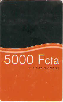 GUB-P-20 - 5.000 Fcfa + 10 sms