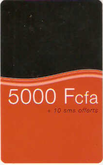 GUB-P-21 - 5.000 Fcfa + 10 sms