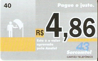 LON09-27 - Pague o Justo R$ 4,86