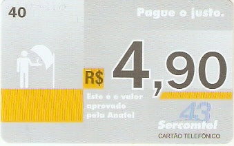 LON09-37 - Pague o Justo R$ 4,90