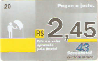 LON10-30 - Pague o Justo R$ 2,45