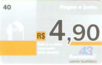 LON10-33 - Pague o Justo R$ 4,90