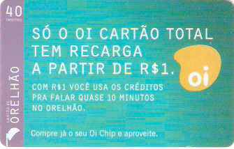 MGOi07-22 - Recarga de R$ 1,00 - 40