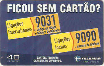 MGT02-233 - Ficou sem Cartão ?