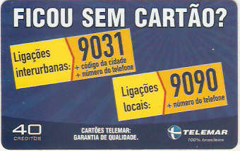MGT02-235 - Ficou sem Cartão ?