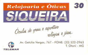 MG-0868 - Relojoaria Siqueira