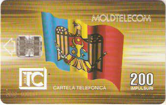 MOL-12 - Moldova Flag - 200 imp.