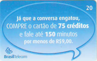 PRC06-057 - Cartão 75 Créditos