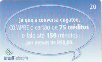 PRC06-069 - Cartão 75 Créditos