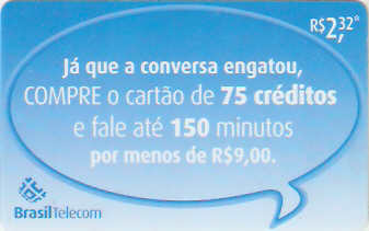 PRC06-070 - Cartão 75 Créditos - 2,32