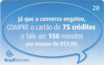 PRC06-084 - Cartão 75 Créditos