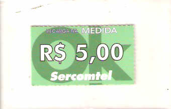 SERC-PC-032 - Recarga na Medida - 5,00
