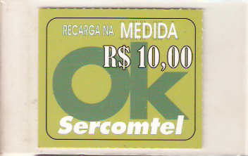 SERC-PC-033 - Recarga na Medida - 10,00