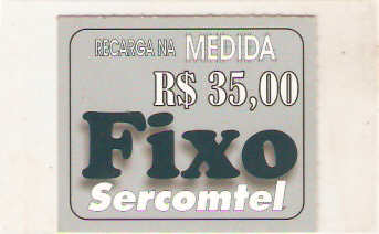 SERC-PF-015 - Recarga na Medida - 35,00