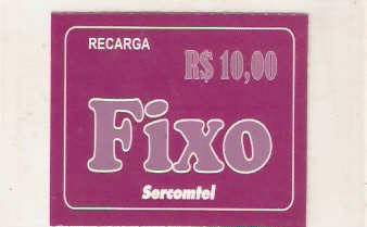 SERC-PF-016 - Recarga Fixo - 10,00