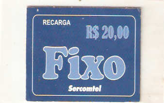 SERC-PF-017 - Recarga Fixo - 20,00