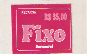 SERC-PF-020 - Recarga Fixo - 35,00