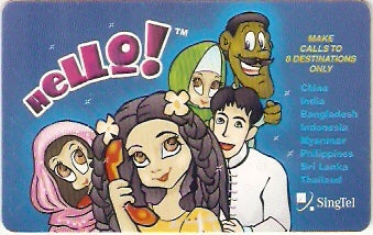 SIN-PHEL-003-0406 - Hello ! - Azul