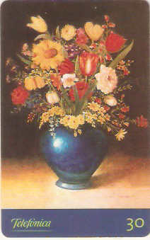 SP-0593 - Flores no Vaso Azul
