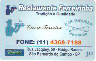 SP-1671 - Restaurante Ferreirinha