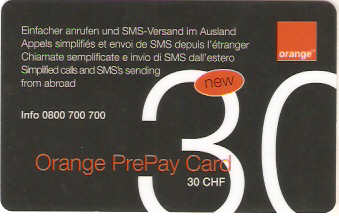 SWI-OR18 - Pré-pago - 30