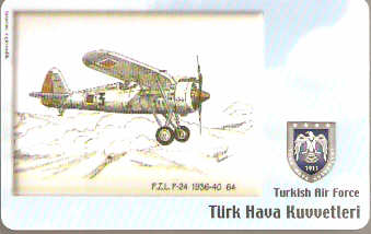TUR-C-121 - Avião - P.Z.L. P-24 1936-40