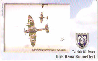 TUR-C-150 - Avião - Supermarine Spitfire MK-IX 1947-54