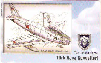 TUR-C-162 - Avião - F-86E Sabre 1954-68