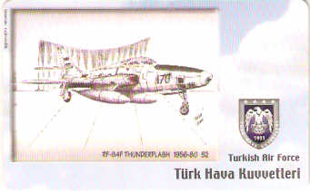 TUR-C-165 - Avião - RF-84F Thunderflash 1956-80