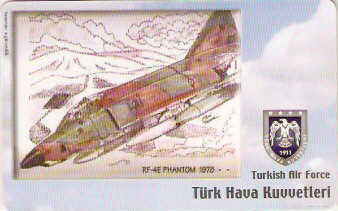 TUR-C-186 - Avião - RF-4E Phantom 1978