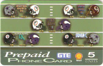 USA-PPP-057 - Shell Oil Super Bowl - 1972-1976