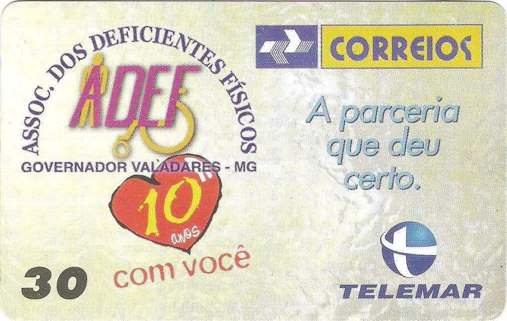 MG-0206 - ADEF - 10 anos - 2