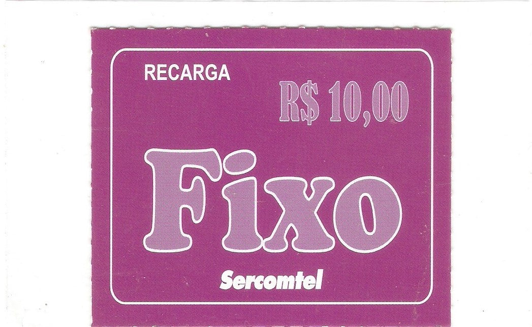 SERC-PF-016a - Recarga Fixo - 10,00